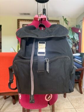 Gucci Techno Canvas Backpack in black